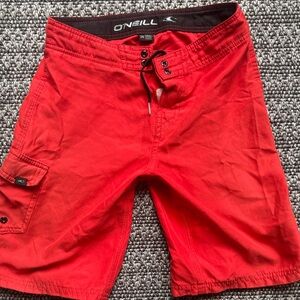 O'Neill Bright Red Surf Shorts
